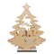 Kurt Adler 15-Inch Battery Operated 10-Light Tree With Village Scene